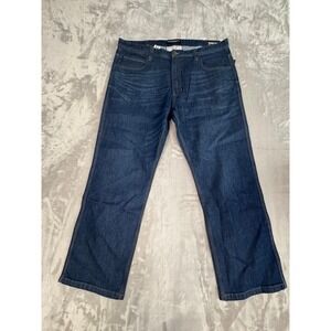 WOLVERINE FR Mens Traditional Fit Flame Resistant Denim Jeans W40 L30 Dark‎ Wash